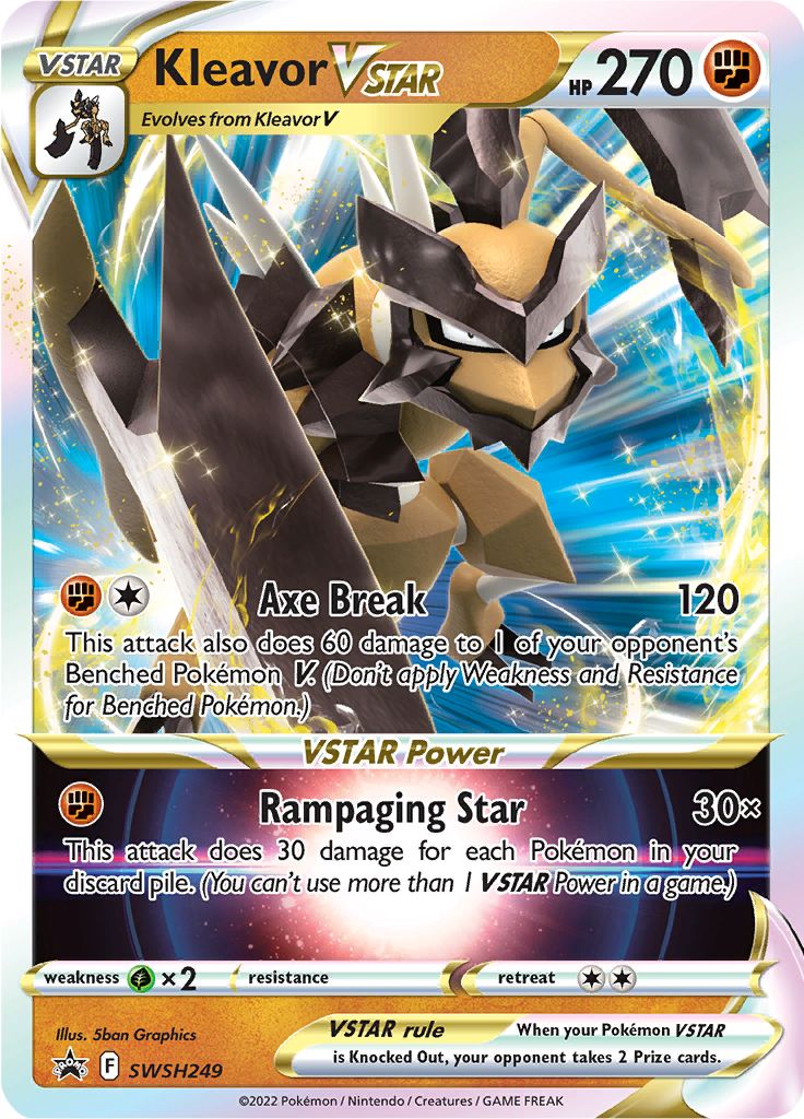 Kleavor VSTAR (SWSH249) (Jumbo Card) [Sword & Shield: Black Star Promos] | Silver Goblin