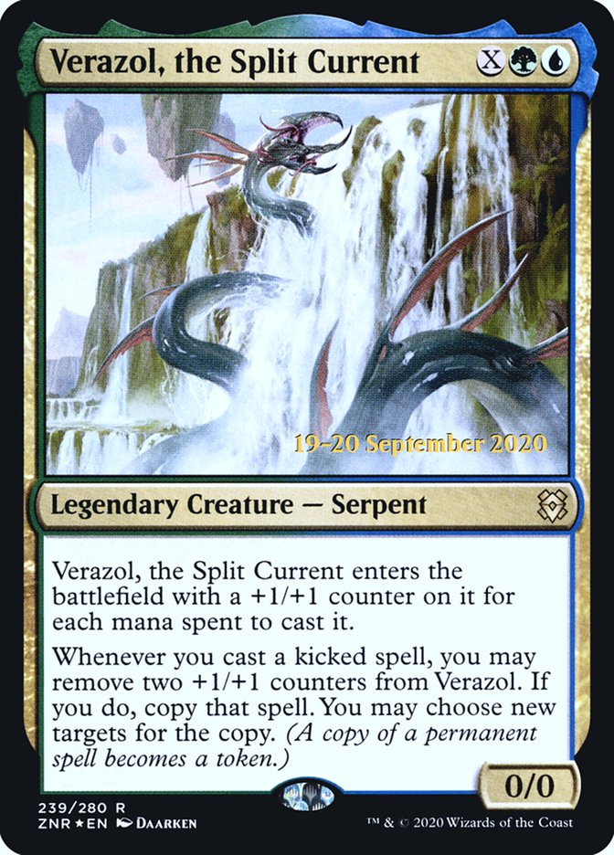 Verazol, the Split Current [Zendikar Rising Prerelease Promos] | Silver Goblin