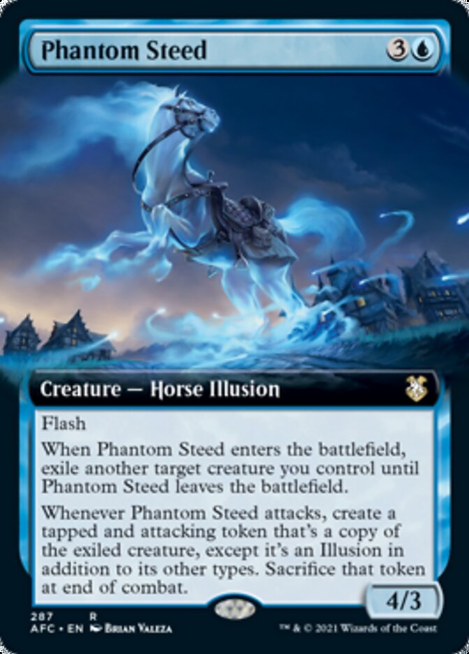 Phantom Steed (Extended Art) [Dungeons & Dragons: Adventures in the Forgotten Realms Commander] | Silver Goblin