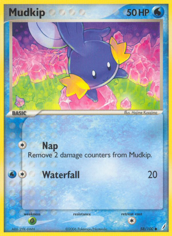 Mudkip (58/100) [EX: Crystal Guardians] | Silver Goblin