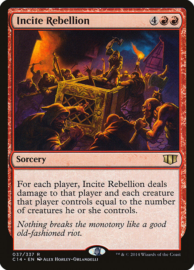 Incite Rebellion [Commander 2014] | Silver Goblin