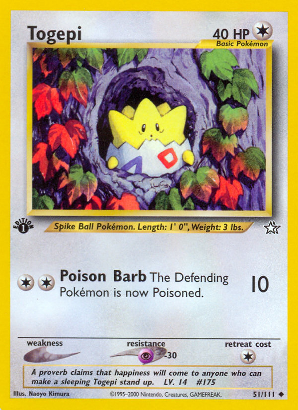 Togepi (51/111) [Neo Genesis 1st Edition] | Silver Goblin