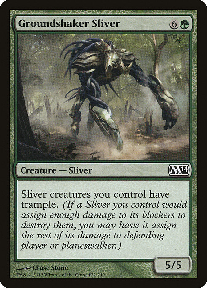 Groundshaker Sliver [Magic 2014] | Silver Goblin