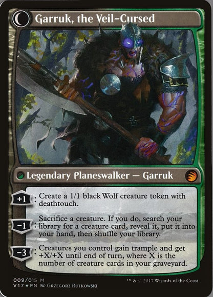 Garruk Relentless // Garruk, the Veil-Cursed (009) Foil - From the Vault: Transform