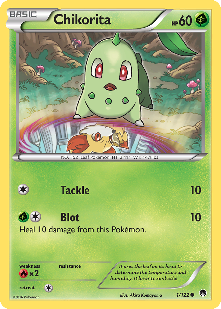 Chikorita (1/122) [XY: BREAKpoint] | Silver Goblin