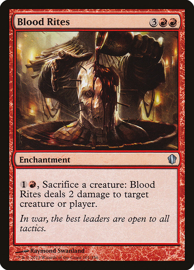 Blood Rites [Commander 2013] | Silver Goblin