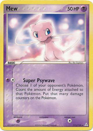 Mew (111/110) (Non Holo DVD Promo) [EX: Holon Phantoms] | Silver Goblin