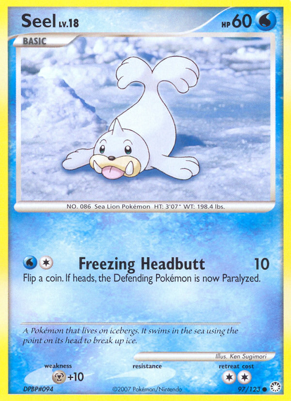 Seel (97/123) [Diamond & Pearl: Mysterious Treasures] | Silver Goblin