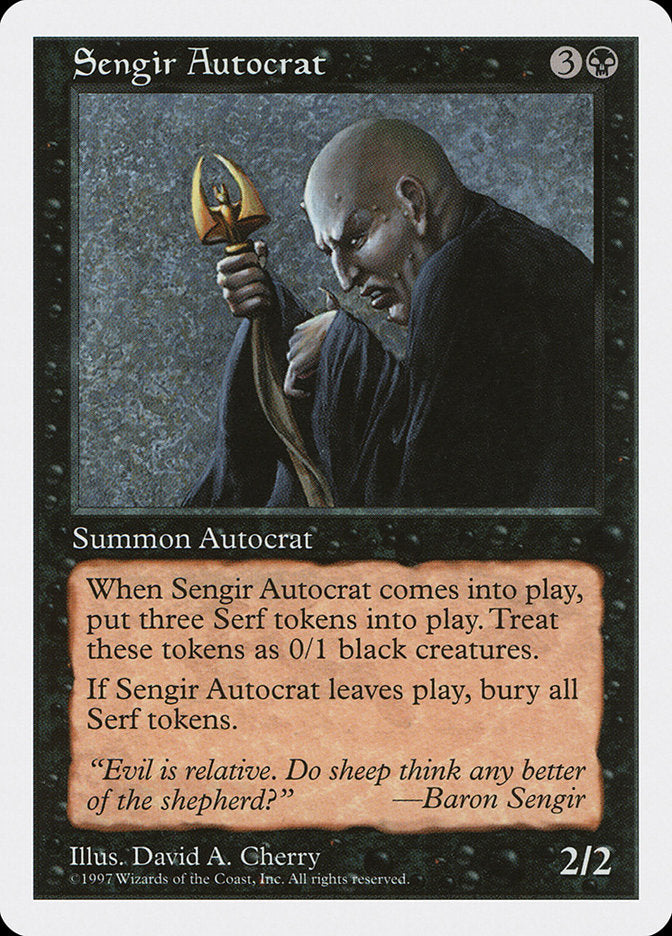 Sengir Autocrat [Fifth Edition] | Silver Goblin