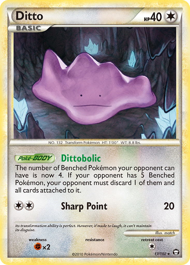 Ditto (17/102) [HeartGold & SoulSilver: Triumphant] | Silver Goblin