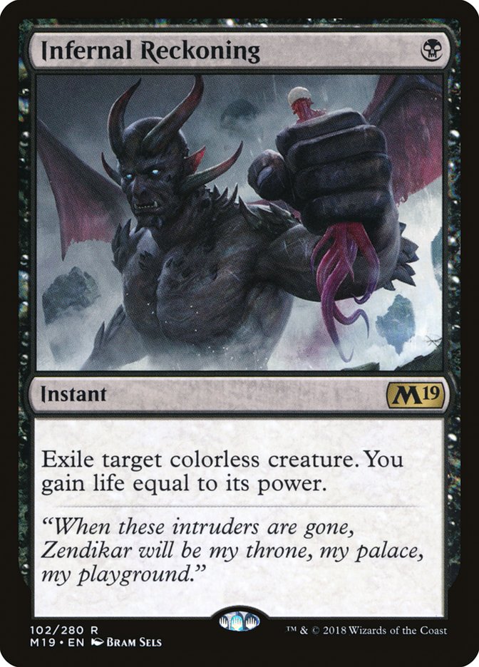 Infernal Reckoning [Core Set 2019] | Silver Goblin