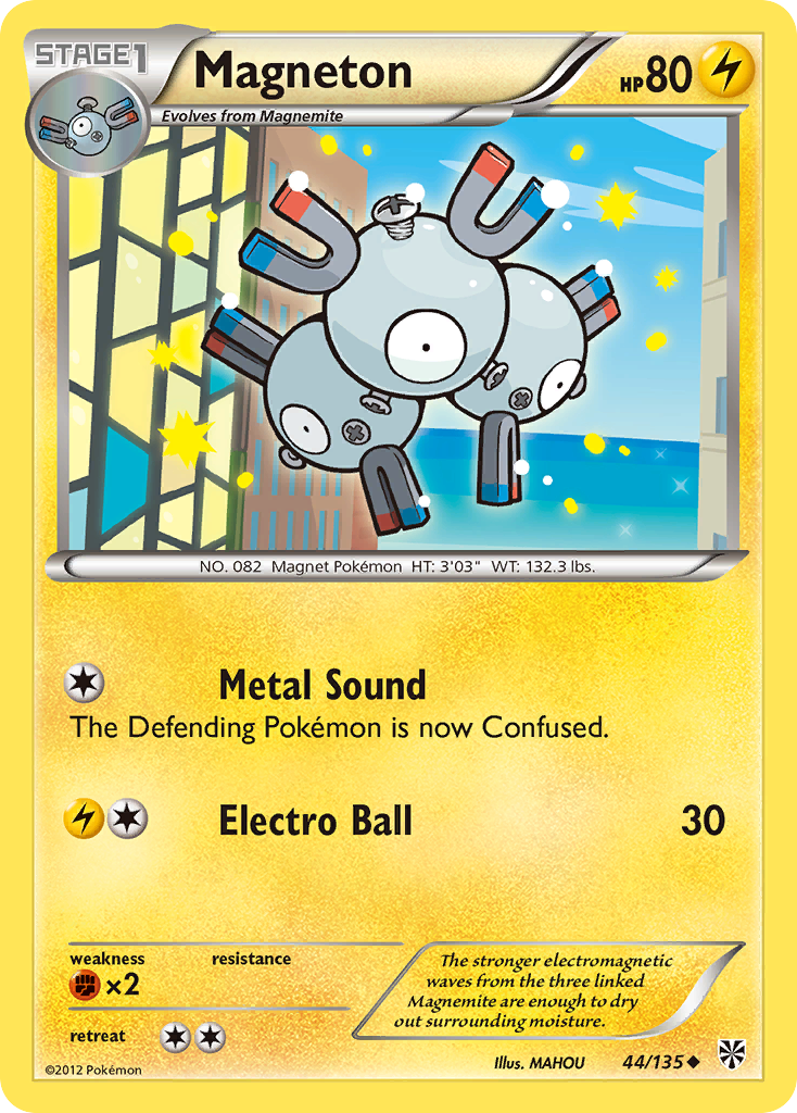 Magneton (44/135) [Black & White: Plasma Storm] | Silver Goblin