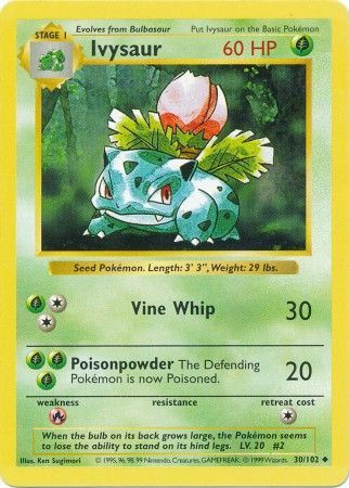 Ivysaur (30/102) [Base Set Shadowless Unlimited] | Silver Goblin