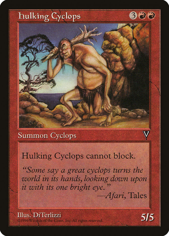 Hulking Cyclops [Visions] | Silver Goblin