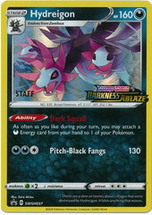 Hydreigon (SWSH037) (Staff Prerelease Promo) [Sword & Shield: Black Star Promos] | Silver Goblin