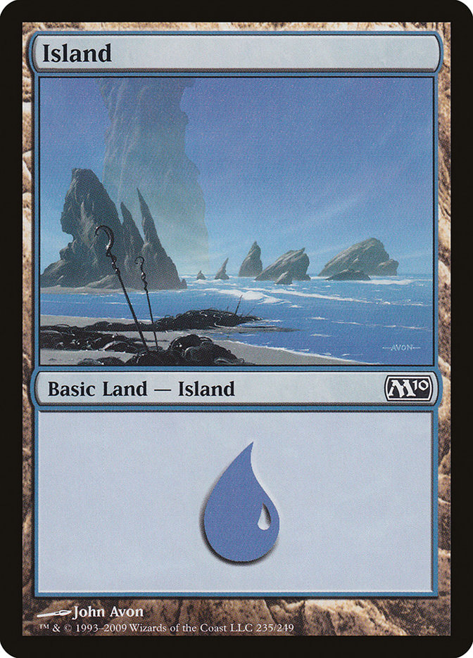 Island (235) [Magic 2010] | Silver Goblin