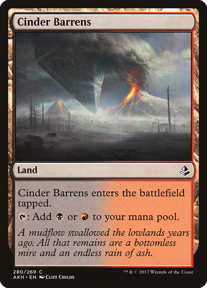 Cinder Barrens [Amonkhet] | Silver Goblin
