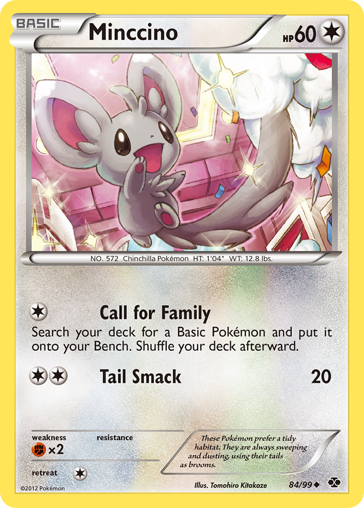 Minccino (84/99) [Black & White: Next Destinies] | Silver Goblin