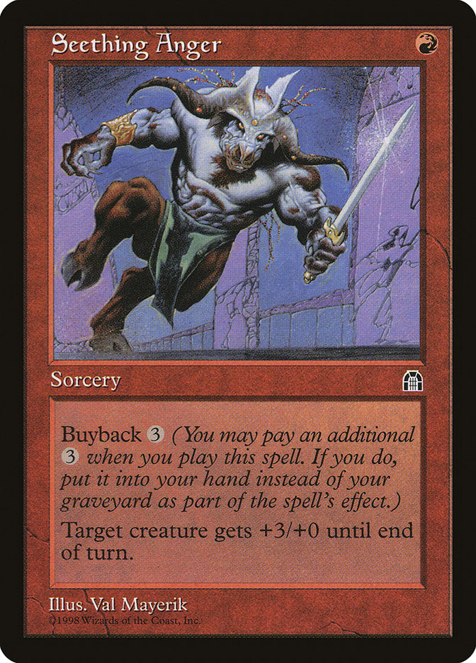 Seething Anger [Stronghold] | Silver Goblin