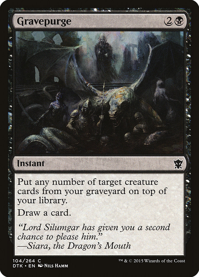 Gravepurge [Dragons of Tarkir] | Silver Goblin