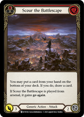 Scour the Battlescape (Red) [U-WTR194] (Welcome to Rathe Unlimited)  Unlimited Rainbow Foil | Silver Goblin