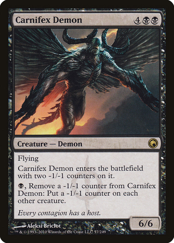 Carnifex Demon [Scars of Mirrodin] | Silver Goblin