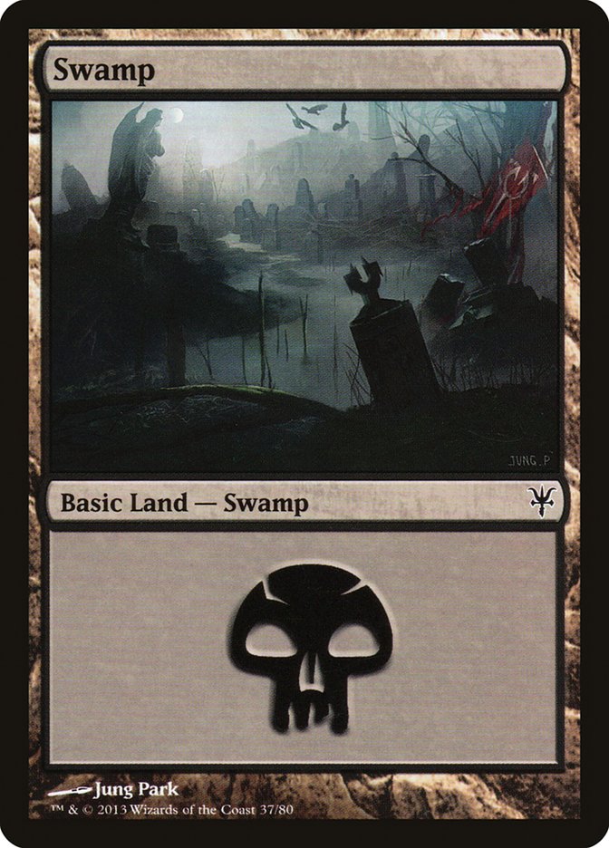 Swamp (37) [Duel Decks: Sorin vs. Tibalt] | Silver Goblin