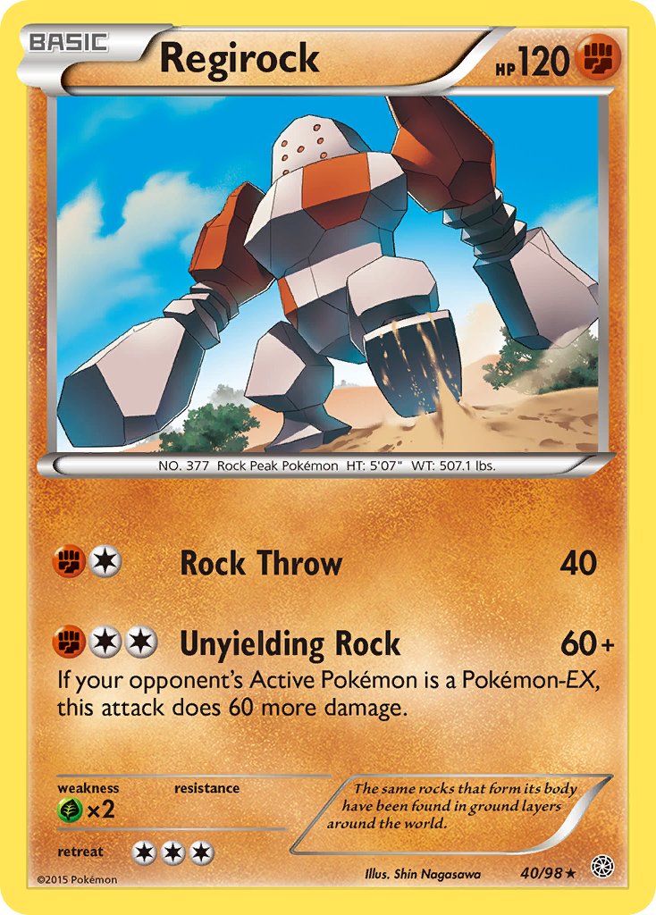 Regirock (40/98) (Theme Deck Exclusive) [XY: Ancient Origins] | Silver Goblin