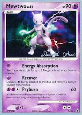 Mewtwo LV.51 (9/100) (Stallgon - David Cohen) [World Championships 2009] | Silver Goblin