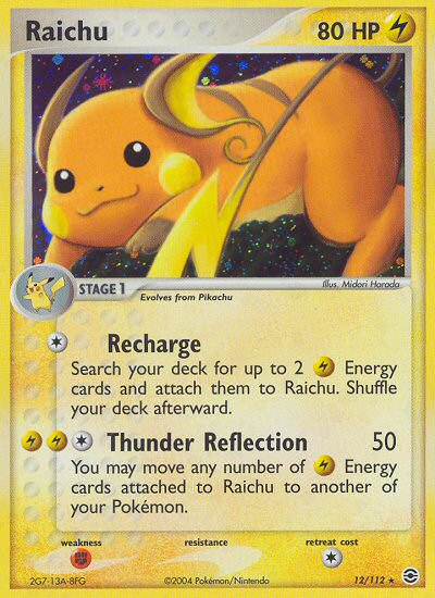 Raichu (12/112) [EX: FireRed & LeafGreen] | Silver Goblin