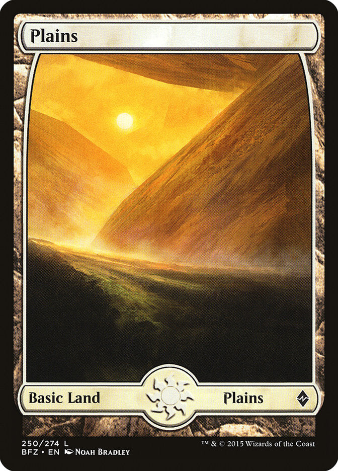 Plains (250) (Full Art) [Battle for Zendikar] | Silver Goblin