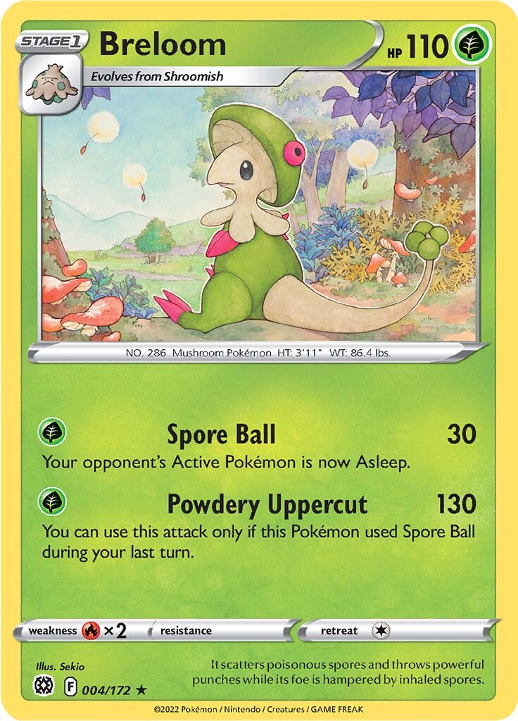 Breloom (004/172) [Sword & Shield: Brilliant Stars] | Silver Goblin