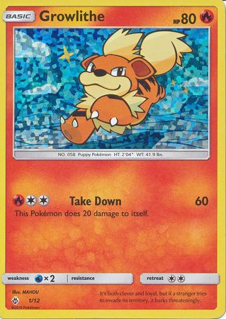 Growlithe (1/12) [McDonald's Promos: 2018 Collection] | Silver Goblin