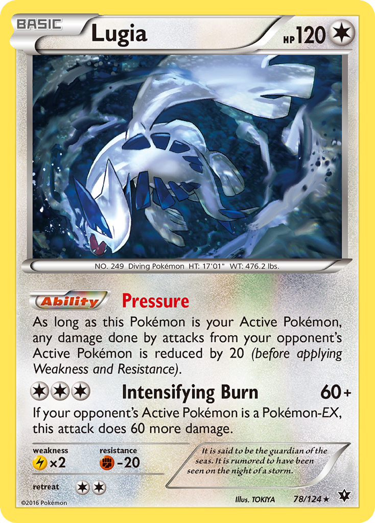 Lugia (78/124) [XY: Fates Collide] | Silver Goblin