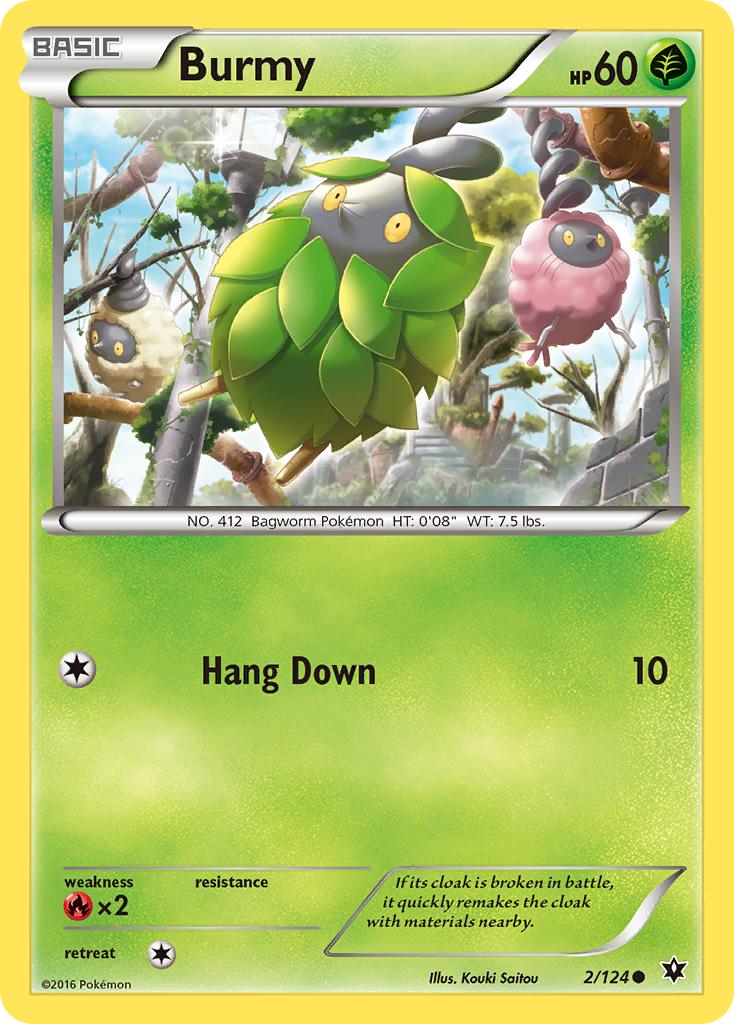 Burmy (2/124) [XY: Fates Collide] | Silver Goblin