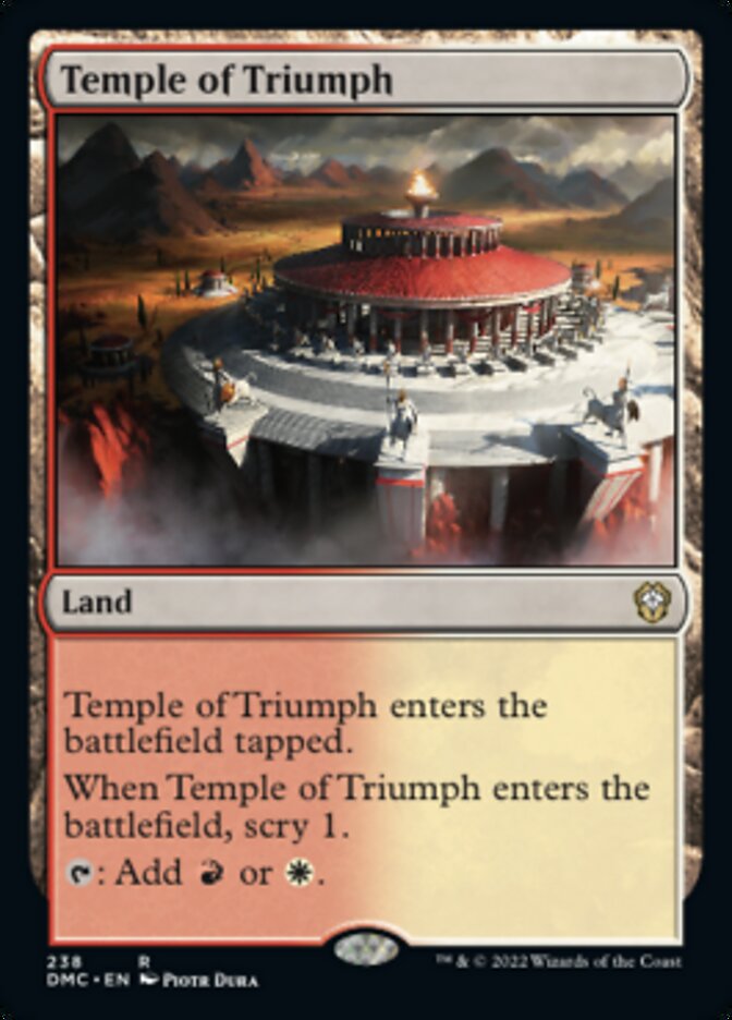 Temple of Triumph [Dominaria United Commander] | Silver Goblin