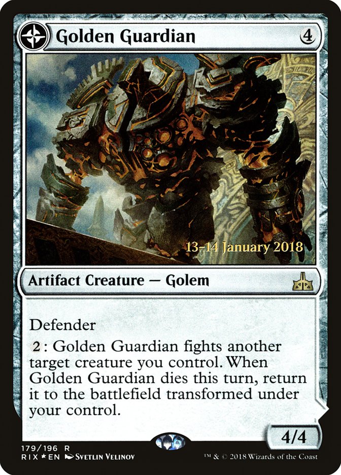 Golden Guardian (179) Foil - Rivals of Ixalan Promos