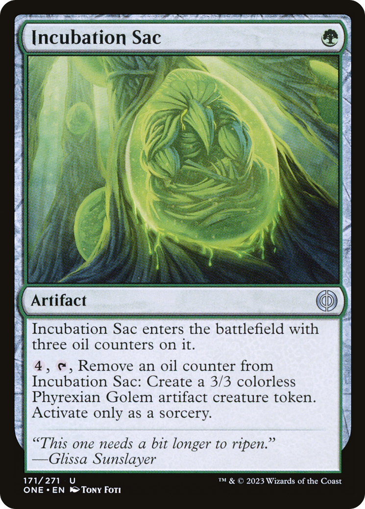 Incubation Sac [Phyrexia: All Will Be One] | Silver Goblin