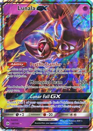 Lunala GX (66/149) (Jumbo Card) [Sun & Moon: Base Set] | Silver Goblin