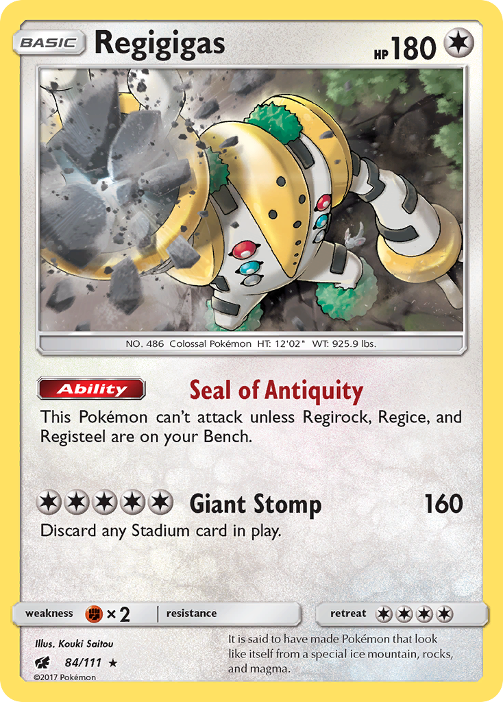 Regigigas (84/111) [Sun & Moon: Crimson Invasion] | Silver Goblin