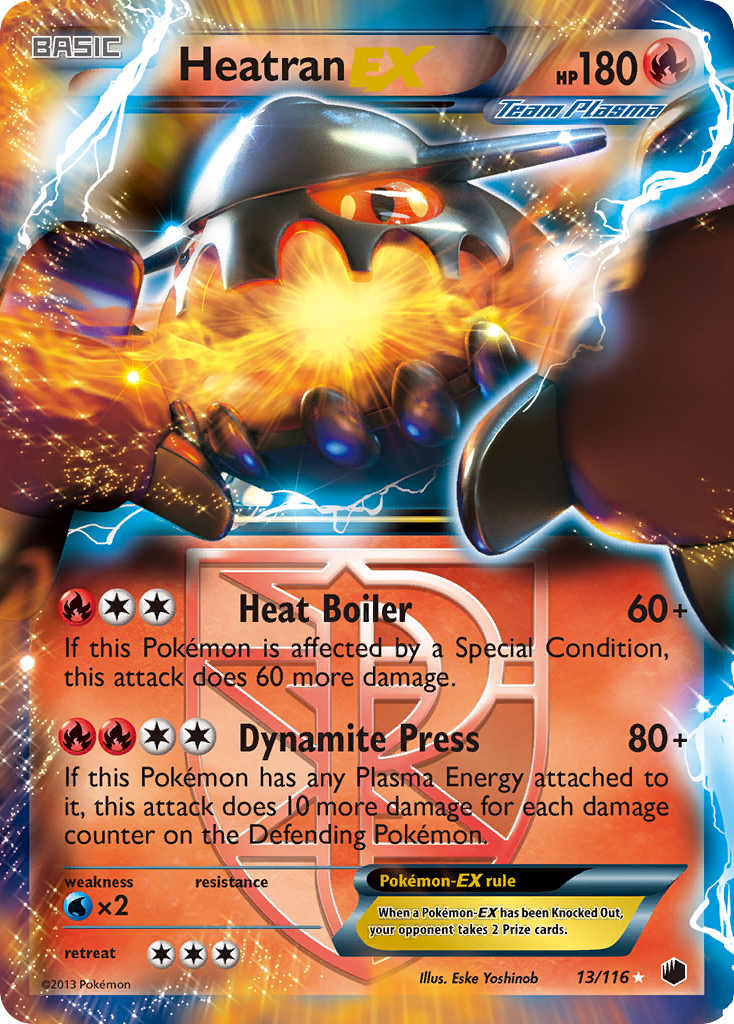 Heatran EX (13/116) [Black & White: Plasma Freeze] | Silver Goblin