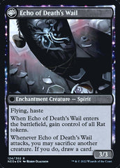 Tribute to Horobi // Echo of Death's Wail [Kamigawa: Neon Dynasty Prerelease Promos] | Silver Goblin