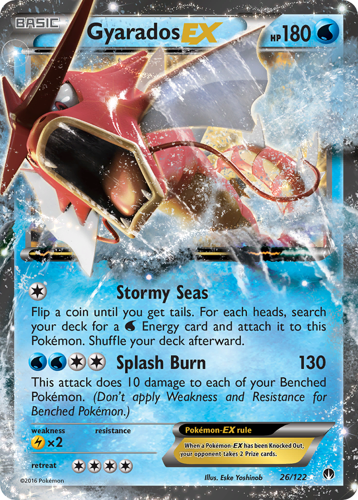 Gyarados EX (26/122) [XY: BREAKpoint] | Silver Goblin