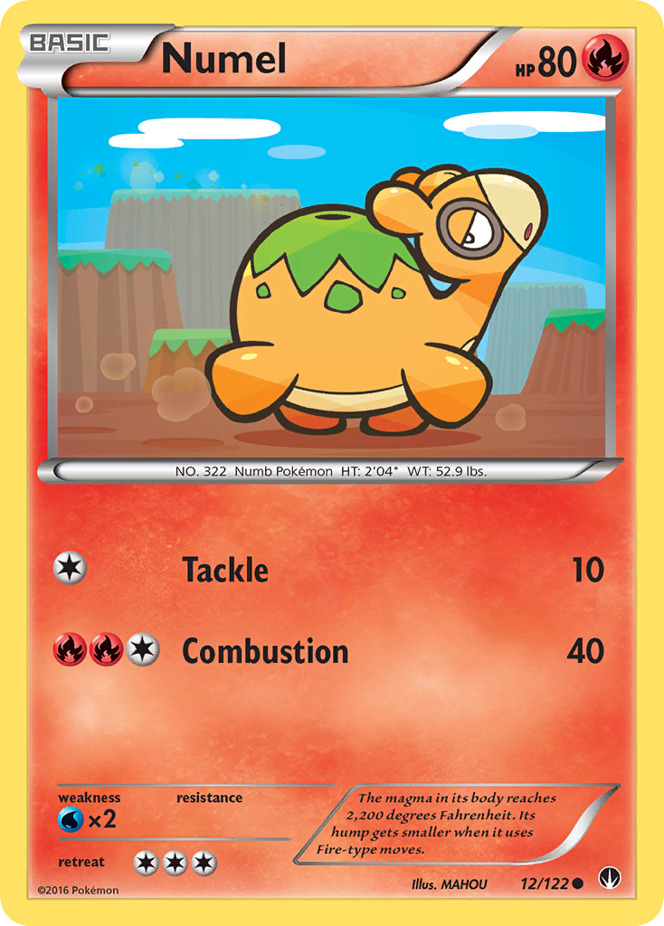 Numel (12/122) [XY: BREAKpoint] | Silver Goblin