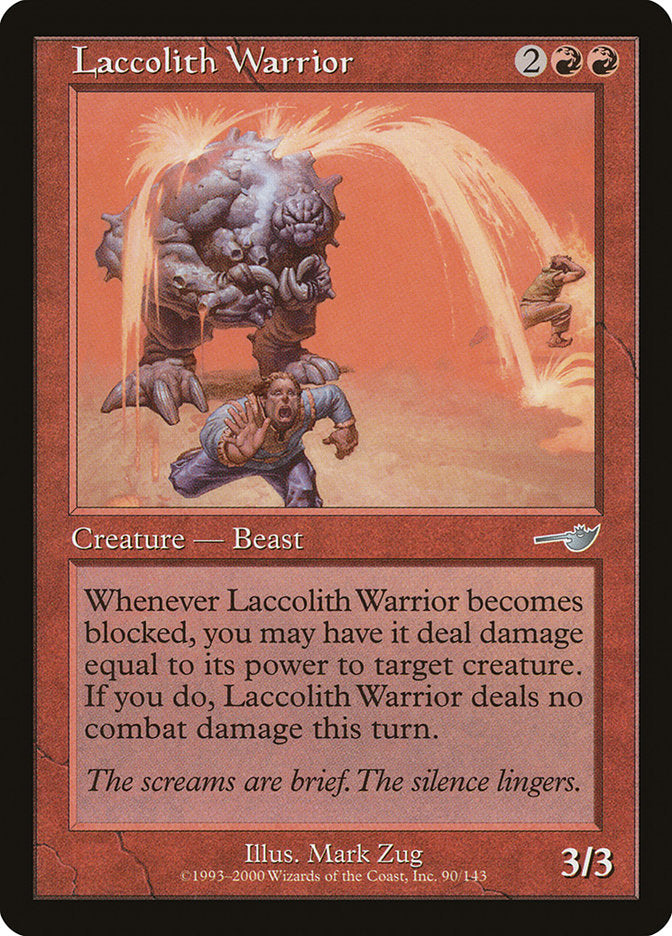 Laccolith Warrior [Nemesis] | Silver Goblin