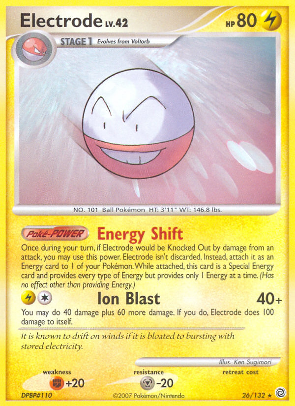 Electrode (26/132) [Diamond & Pearl: Secret Wonders] | Silver Goblin