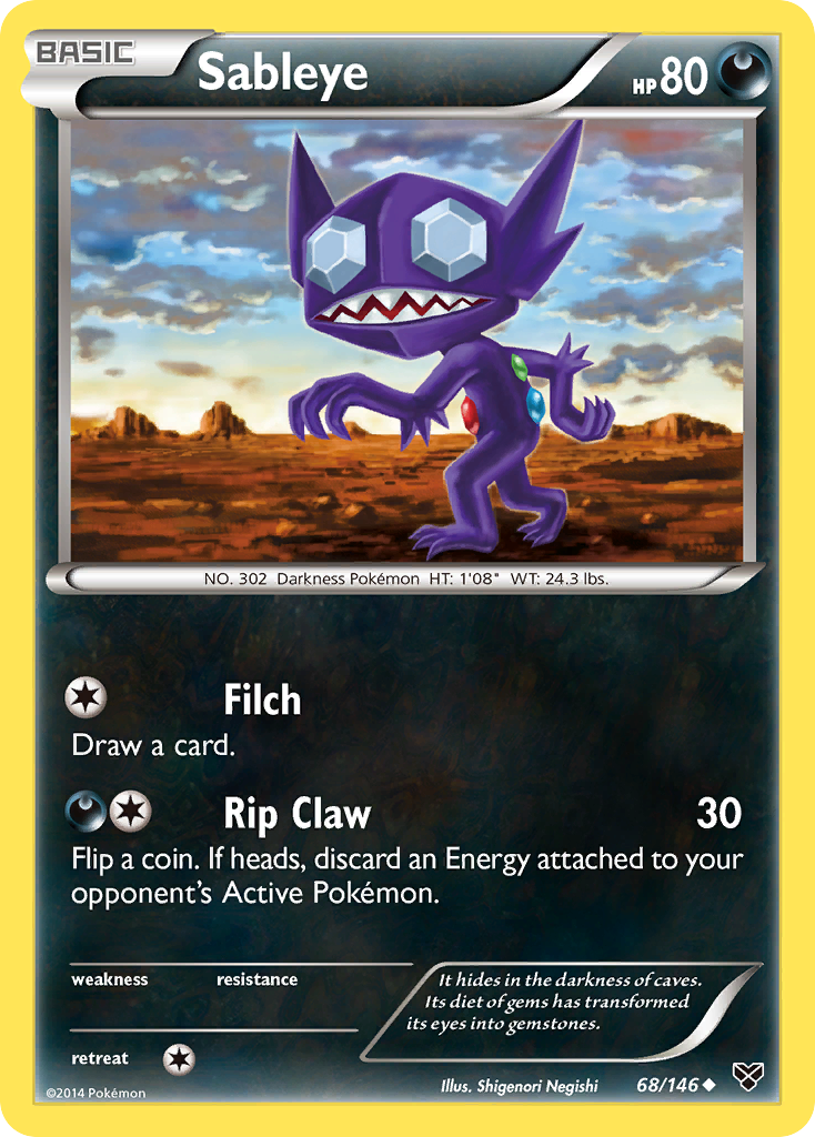 Sableye (68/146) [XY: Base Set] | Silver Goblin