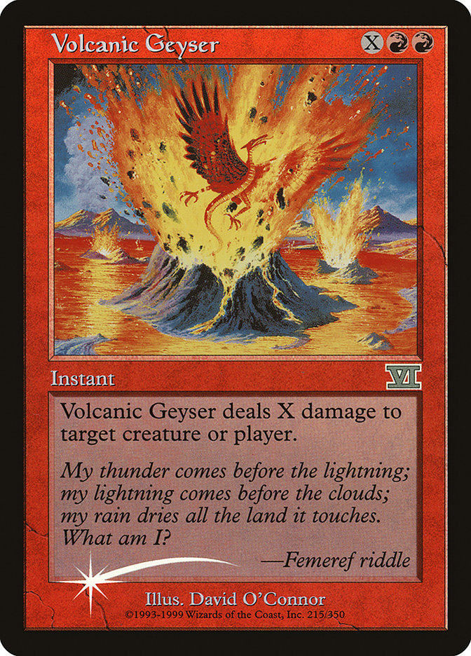 Volcanic Geyser [Friday Night Magic 2000] | Silver Goblin