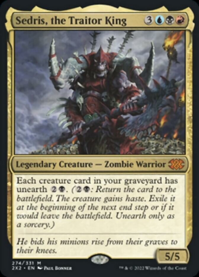 Sedris, the Traitor King [Double Masters 2022] | Silver Goblin