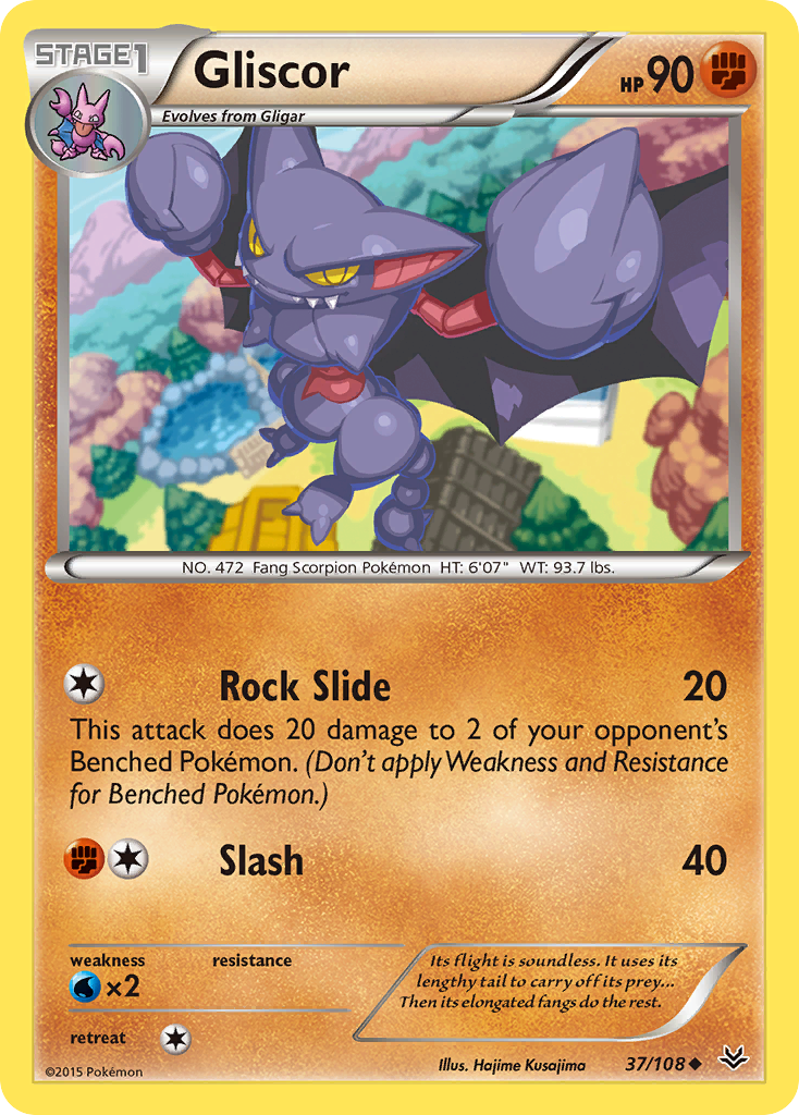 Gliscor (37/108) [XY: Roaring Skies] | Silver Goblin